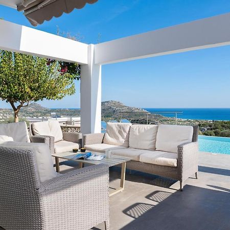 Luxury Villa Hera With Private Pool Afantou Buitenkant foto