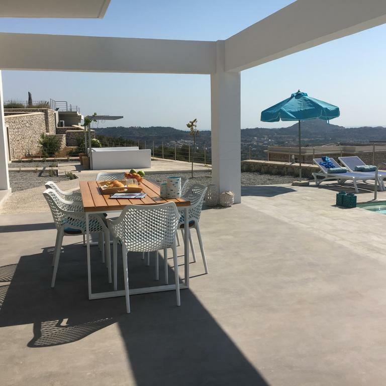 Luxury Villa Hera With Private Pool Afantou Buitenkant foto