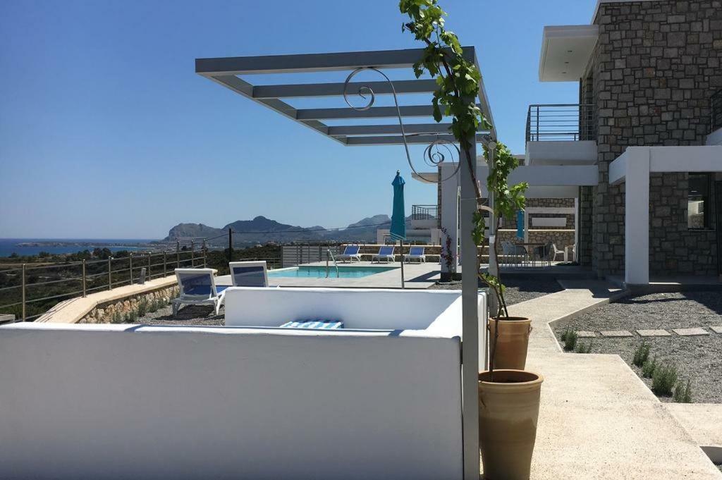 Luxury Villa Hera With Private Pool Afantou Buitenkant foto